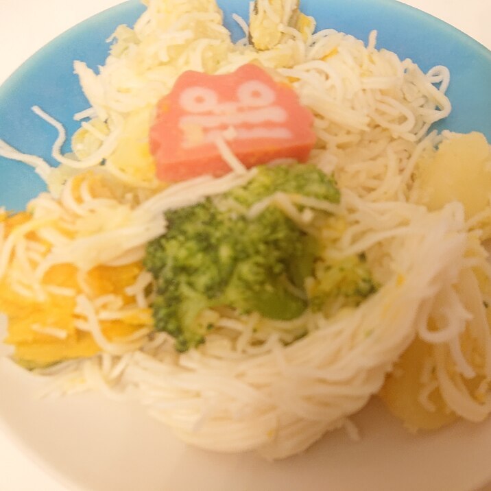 野菜がたくさん摂れる⭐ホクホクそうめんチャンプルー